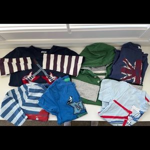 Kids Mini Boden graphic tee bundle size 5-6y